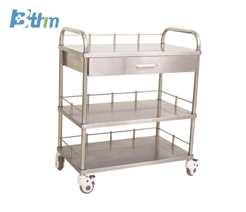 Three layers Treatment Trolley