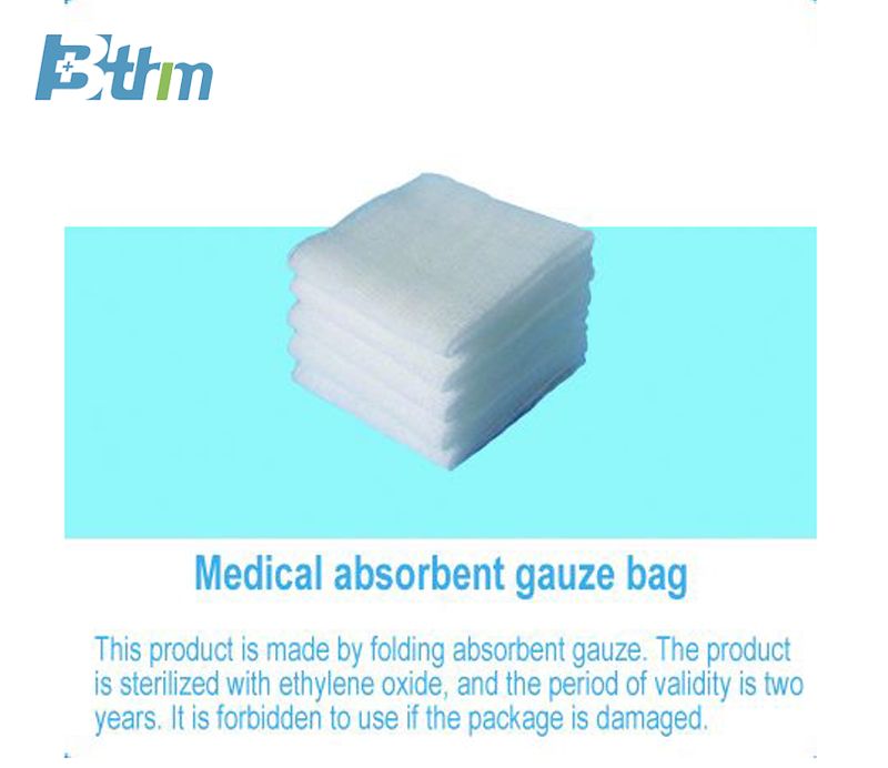 Medical absorbent gauze bag