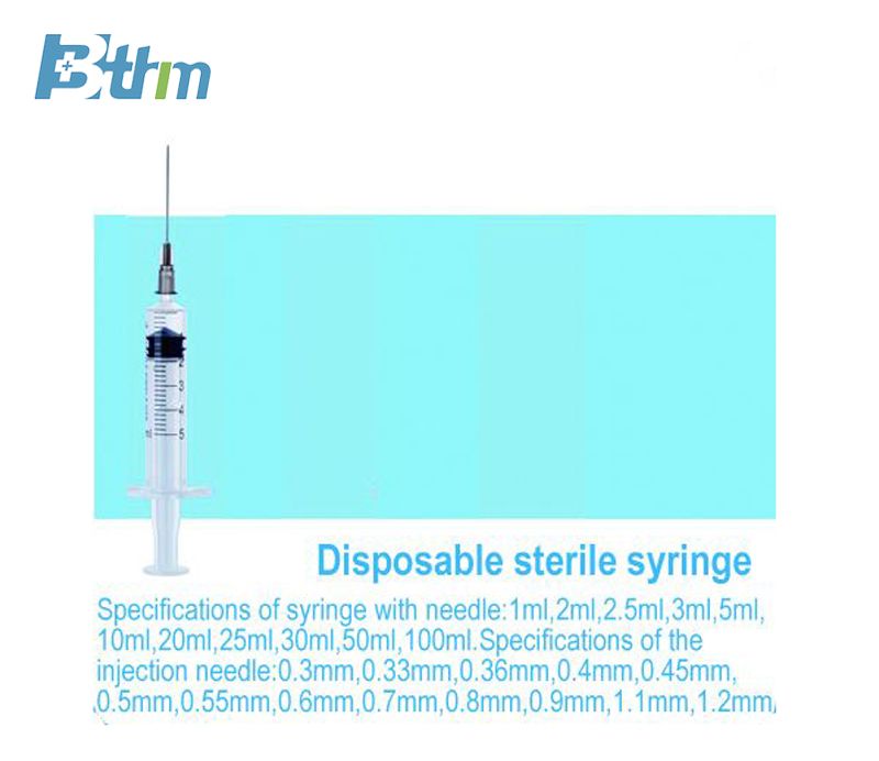 Disposable sterile syringe