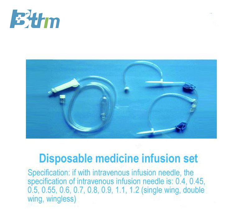 Disposable medicine infusion set