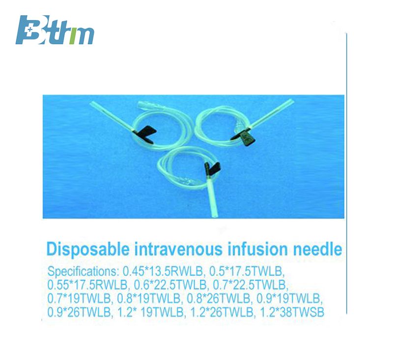 Disposable intravenous infusion needle