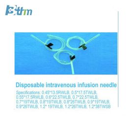 Disposable intravenous infusion needle