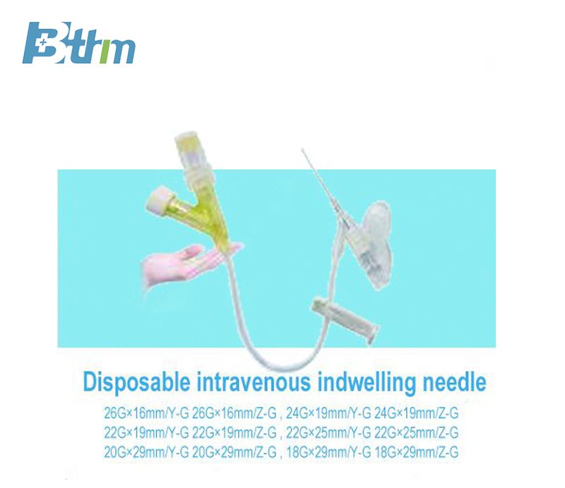 Disposable intravenous indwelling needle
