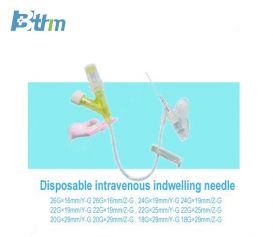 Disposable intravenous indwelling needle
