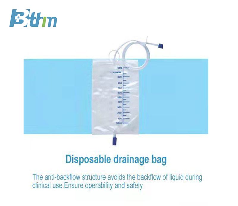 Disposable drainage bag