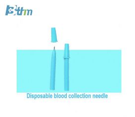 Disposable blood collection needle