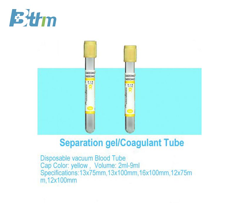 Separation gel ,Coagulant Tube