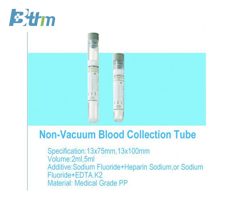 Non-Vacuum Blood Collection Tube Type B