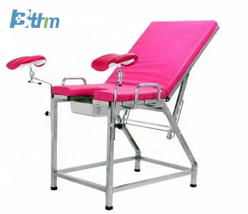 Stainless Steel Gynecological Examination Bed