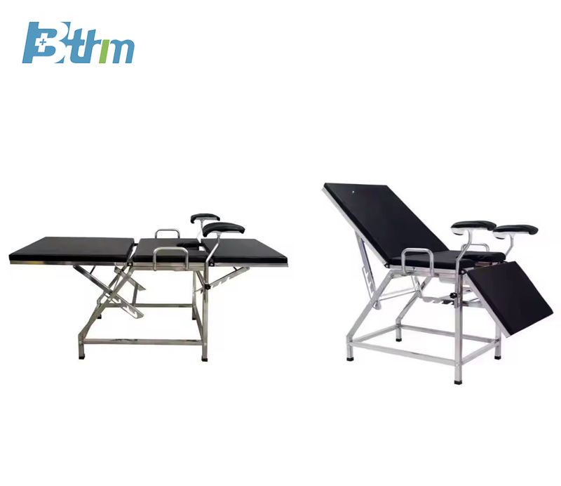 Stainless Steel Gynecological Examination Bed