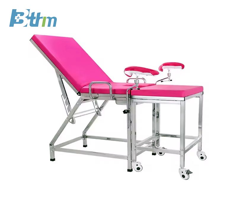 BT-A87 Stainless Steel Gynecological Examination Bed