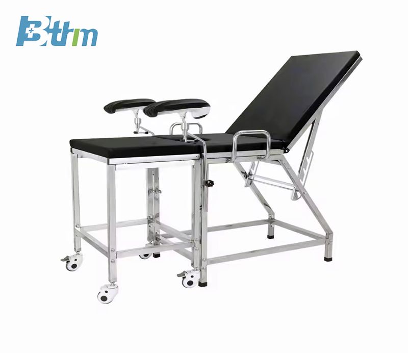 Stainless Steel Gynecological Examination Bed