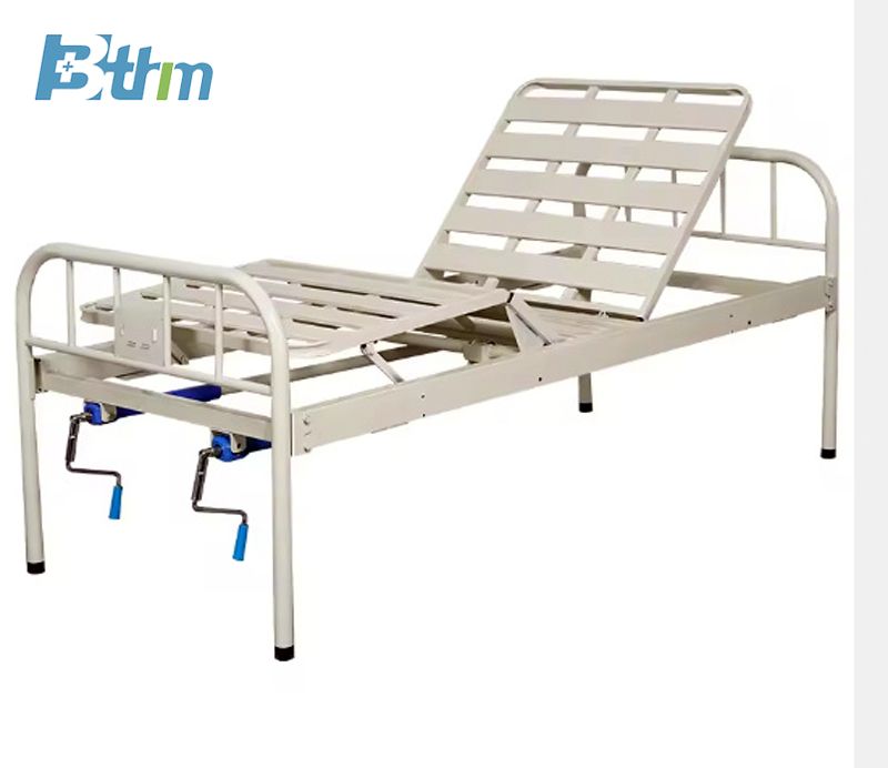 BT-A34 Steel-spraying Manual Two Function Medical Bed