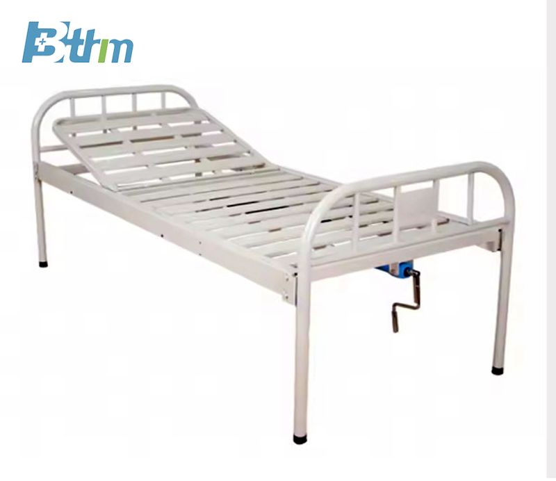 BT-A39 Steel-spraying Manual One Function Medical Bed