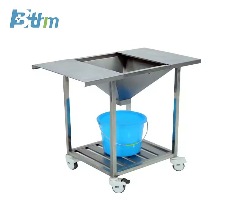 Stainless steel debridement  Trolley