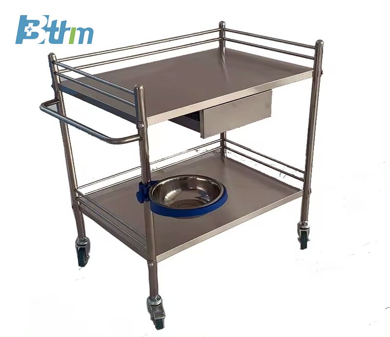 BT-B43M Stainless Steel treatment  trolley