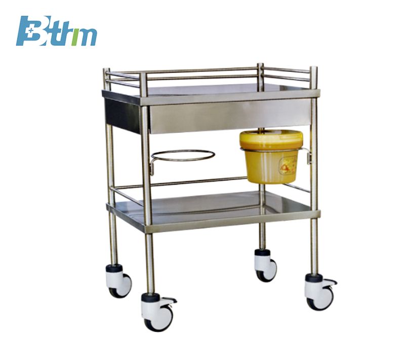 BT-B43K Stainless Steel Treatment Trolley