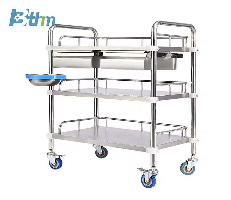 BT-B42 Stainless Steel  Treatment Trolley